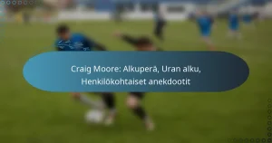 Craig Moore: Alkuperä, Uran alku, Henkilökohtaiset anekdootit