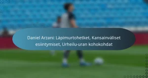 Read more about the article Daniel Arzani: Läpimurtohetket, Kansainväliset esiintymiset, Urheilu-uran kohokohdat
