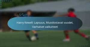 Read more about the article Harry Kewell: Lapsuus, Muodostavat vuodet, Varhaiset vaikutteet