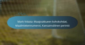 Read more about the article Mark Viduka: Maajoukkueen kohokohdat, Maalintekennumerot, Kansainvälinen perintö