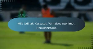 Read more about the article Mile Jedinak: Kasvatus, Varhaiset intohimot, Henkilöhistoria